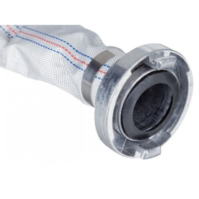 Furtun apa pompieri 30 m 2" cu conectori ALB