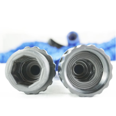 Furtun extensibil pentru gradina 15 m cu pistol de udat albastru