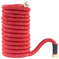 Furtun extensibil pentru gradina SUPER HOSE 75 FT = 22.5m Rosu