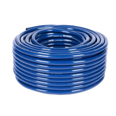 Furtun gaz 9mm insertie verde/ albastru 50m MX022