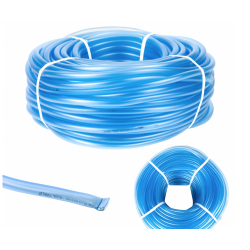 Furtun siliconat diametru 1/2 flexibil transparent rola 100m