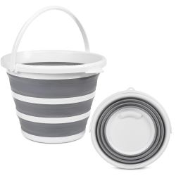 Galeata pliabila din cauciuc cu marginile din plastic capacitate 10 litri