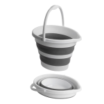 Galeata pliabila din silicon si plastic 10 L