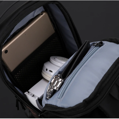 Geanta de umar barbati Crossbody cu buzunar antifurt impermeabila