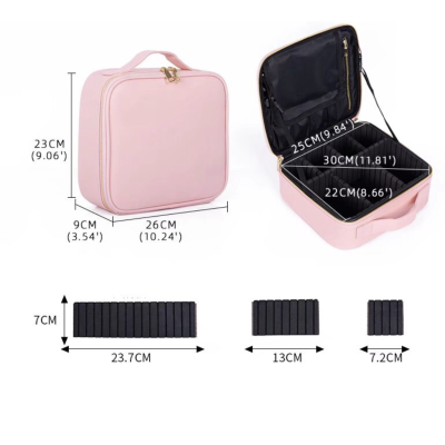 Geanta pentru cosmetice cu multiple compartimente 26 x 23 x 10 cm