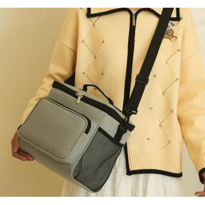 UB Geanta pentru pranz multifunctionala compartimentata 2 tipuri de Manere Impermeabila