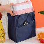 Geanta termoizolanta pentru pranz pliabila 34 x 26 x 16 cm ALBASTRA