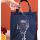 Geanta termoizolanta pentru pranz pliabila 34 x 26 x 16 cm ALBASTRA