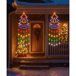 Ghirlanda luminoasa colorata tip BRAD lungime 160 cm cu 60LED alimentare la priza multicolor