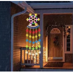 Ghirlanda luminoasa colorata tip FULG lungime 160 cm cu 60LED alimentare la priza multicolor