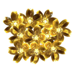 Ghirlanda solara cu 50 flori de cires LED interior-exterior LY