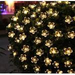 Ghirlanda solara cu 50 flori de cires LED interior-exterior LY