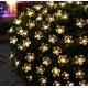 Ghirlanda solara cu 50 flori de cires LED interior-exterior LY