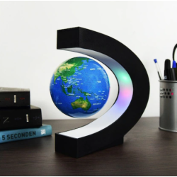 Glob pamantesc magnetic si plutitor ce leviteaza iluminare LED
