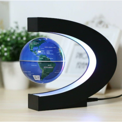 Glob pamantesc magnetic si plutitor ce leviteaza iluminare LED