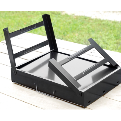 Gratar inox portabil si pliabil Camping 35 x 27