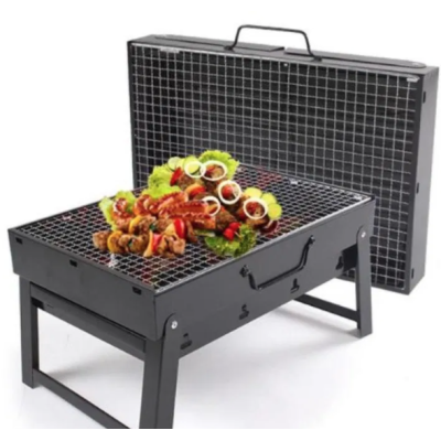 Gratar inox portabil si pliabil Camping 35 x 27