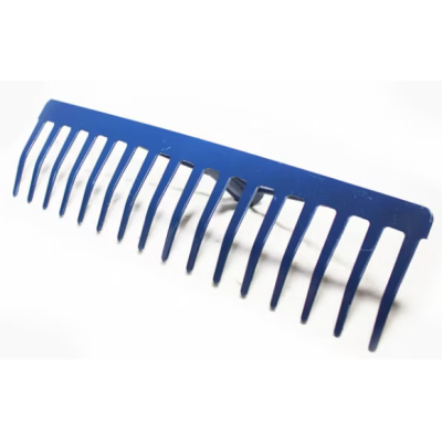 Grebla metal cu 16 dinti albastra MX339