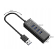 Hub cu 4 Porturi USB 3.0 de 5 Gbps LED Indicator Compact Q 303