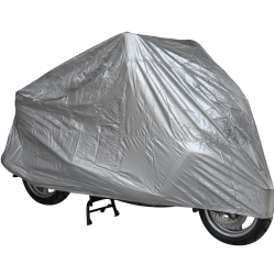 Husa gri metalizat pentru motocicleta M 120X210cm 