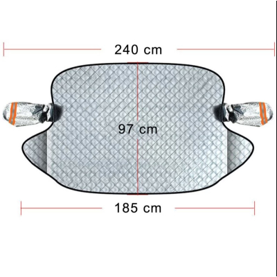 Husa Parbriz Premium cu prindere pe oglinzi si semnalizari reflectorizante 185x97cm