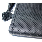 Husa volan Neagra cu ac si ata imitatie piele