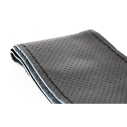 Husa volan Neagra cu ac si ata imitatie piele