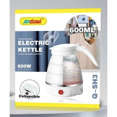 Ibric de calatorie electric si pliabil din silicon Q SH3