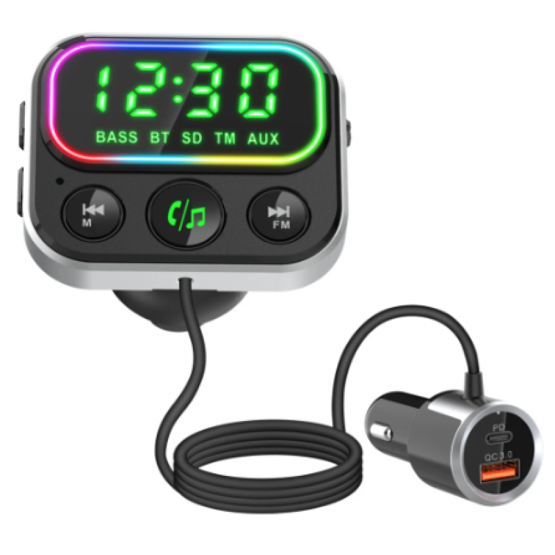Incarcator auto cu Bluetooth 5.0 MP3