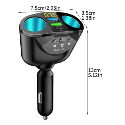 Incarcator Auto M2 Bricheta Dual Mp3 Player Bluetooth 5.0