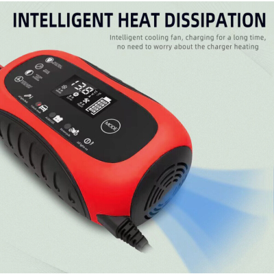 Incarcator baterie auto 12V 6A Rosu