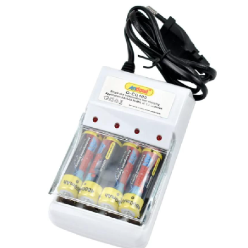 Incarcator baterii cu 4 sloturi Andowl Q CD100