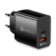 Incarcator de retea Type C si USB PD 36W QuickCharge 3.0