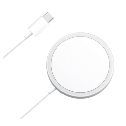 Incarcator magnetic wireless MagSafe 15W alb