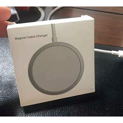 Incarcator magnetic wireless MagSafe 15W alb