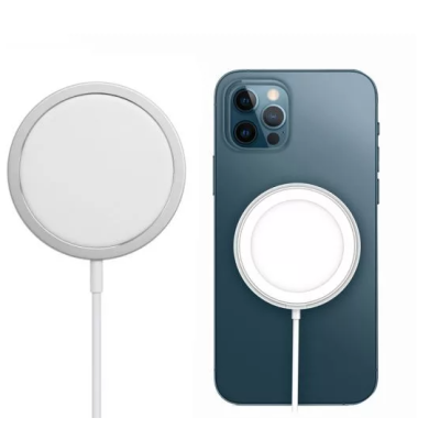 Incarcator magnetic wireless MagSafe 15W alb