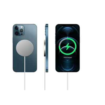 Incarcator magnetic wireless MagSafe 15W alb