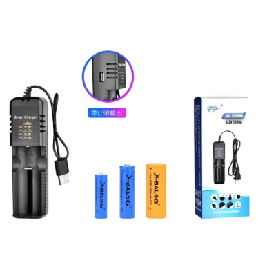Incarcator pentru acumulatori cu 1 port HD 132650A cu USB de 4.2V 1000mA