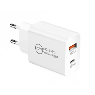Incarcator pentru telefon PD+QC3.0 20W