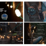 Incarcator solar extensibil LED cu USB 