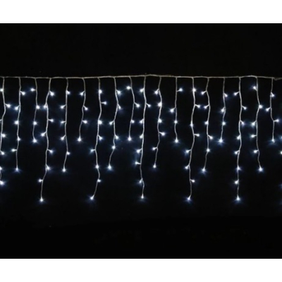 Instalatie 12 metri ALB RECE 300 LED tip turturi franjuri