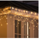 Instalatie 20 metri ALB CALD 500 LED tip turturi franjuri
