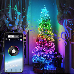 Instalatie decorativa RGB Cu Control Bluetooth Prin Aplicatie 5 metri Luminozitate Reglabila USB Multicolor