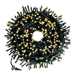 UB Instalatie liniara 100 LED 9m lumineaza intermitent ALB CALD