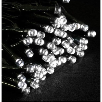 Instalatie Solara 10 Metri cu 100 LED liniara ALB RECE HS