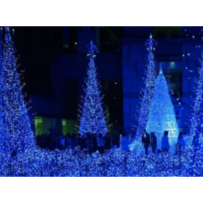 UB Instalatie Solara 10 Metri cu 100 LED liniara ALBASTRA HS