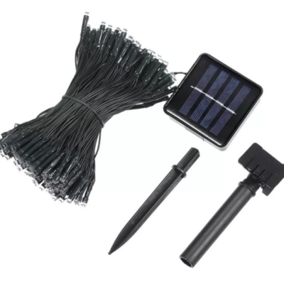 Instalatie Solara 1500-4 ALB RECE cu 300 LED lungime 30 Metri telecomanda 