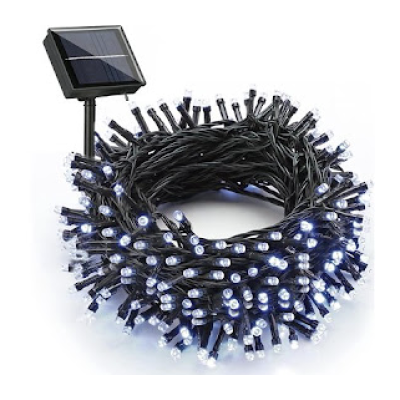 Instalatie Solara 1500-4 ALB RECE cu 300 LED lungime 30 Metri telecomanda 