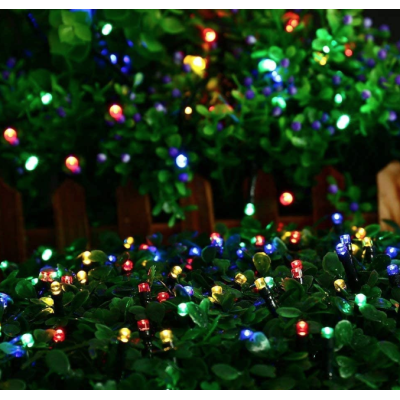 UB Instalatie Solara 1500-4  MULTICOLORA cu 300 LED lungime 30 Metri telecomanda 