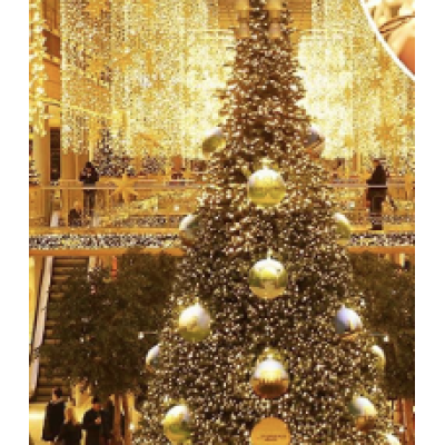 Instalatie solara 500 LED de 50 metri cu telecomanda pentru exterior ALB CALD HS